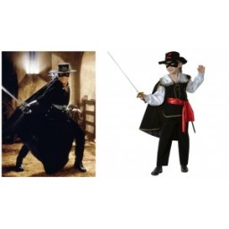 КАРНАВАЛЬНЫЙ КОСТЮМ ЗОРРО БАРХАТНЫЙ